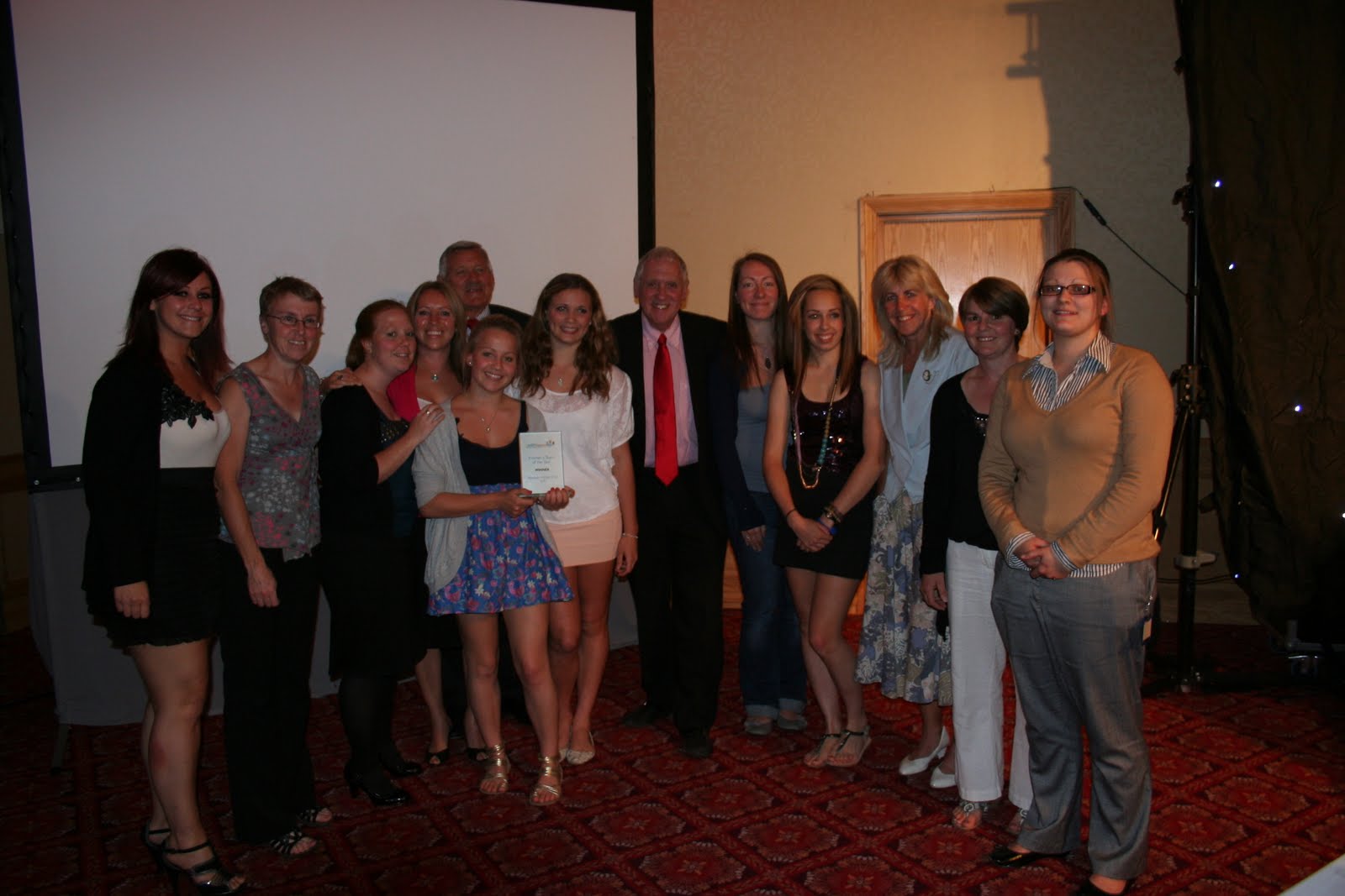 Slazenger Ladies 1xt Team Winning the Wakefield Express Ladies Sports Team of the Year 2011